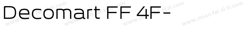 Decomart FF 4F字体转换